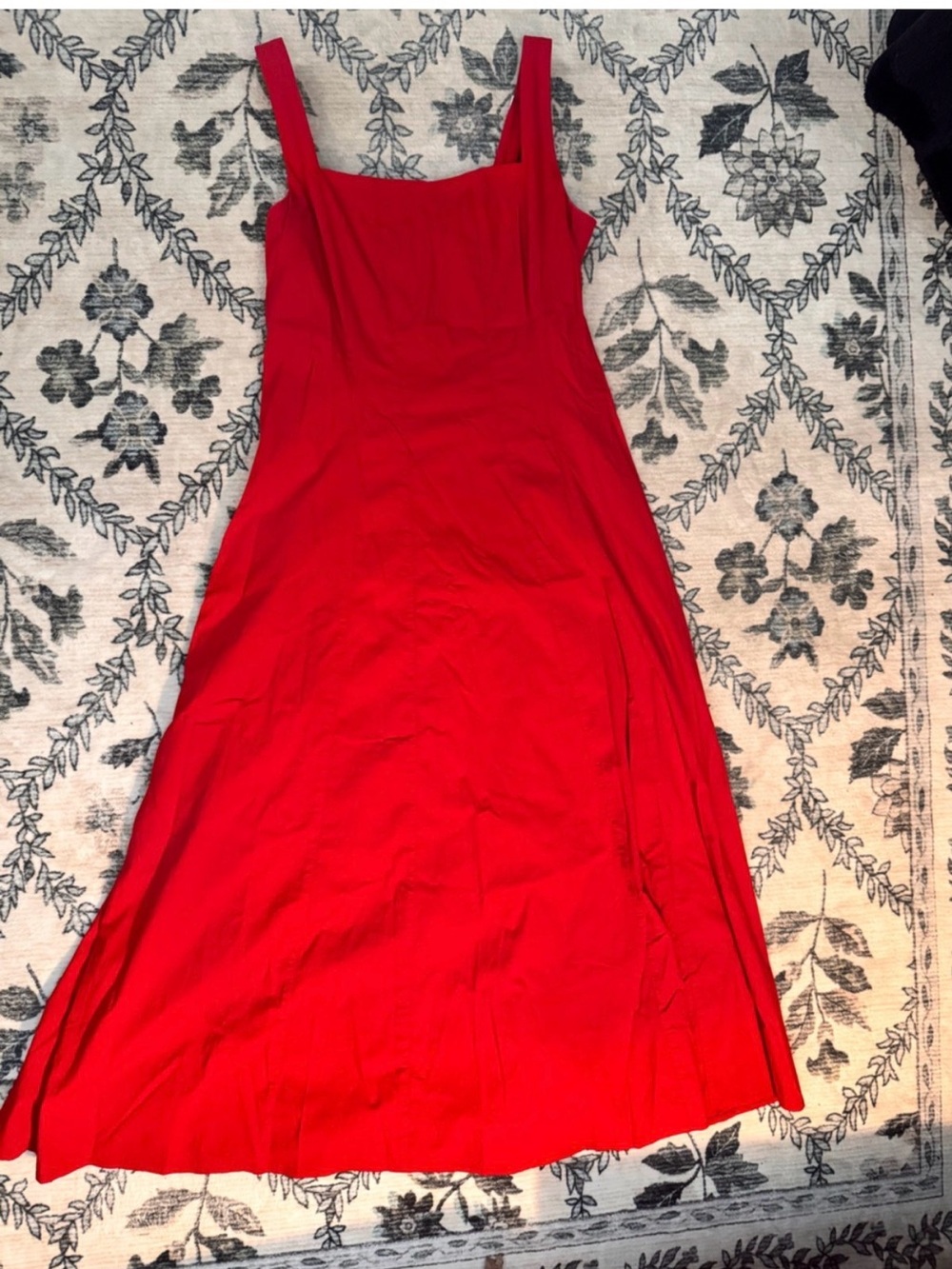 Abercrombie & Fitch Vibrant Red MILA midi Dress l